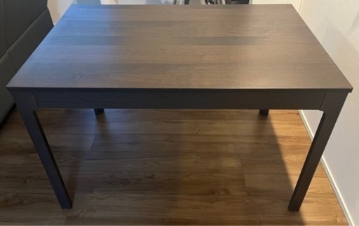 美品　IKEA ダイニングテーブル　伸張式ダイニングテーブル