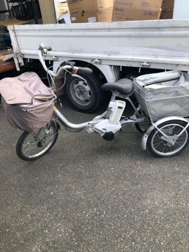 購入者　決まりました！　電動アシスト自転車  18（前輪）/16（後輪）インチ /3段変速]  訳あり