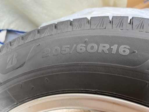 プリヂストン　VRX3 205/60R16 ホイール付き4本セット