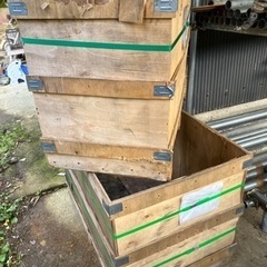 木箱　DIY リフォーム　廃材　薪