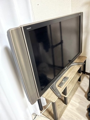 【国際ブランド】 2006年製 テレビ台付き  lc46gx2w シャープ テレビ