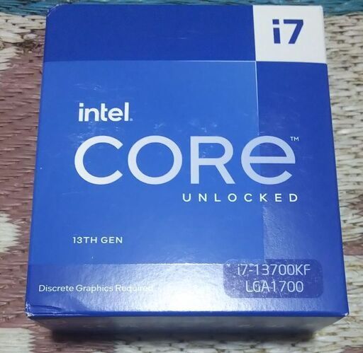 Intel core7 13700KF　　親和産業 シミオシ OC Master SMZ-01R 2ｇ