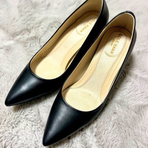 【COLE HAAN】ザ ゴートゥー パーク パンプ 65mm　黒　22.5cm