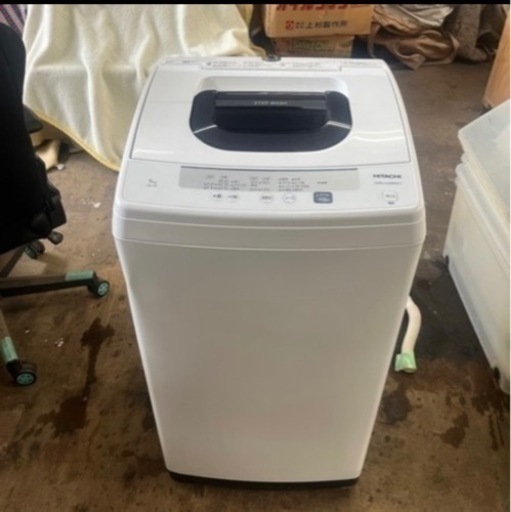 【簡易清掃・動作確認済】洗濯機5.0kg　HITACHI／日立  NW-50E  2020年製