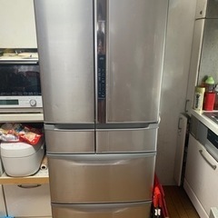 9日17時前後取引希望 日立　６ドア冷凍冷蔵庫　R-SF520CM(SH) 日立 スリープ保存 真空チルドSL R-SF520CM(SH) [ハイブライト