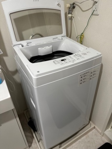 7月購入のニトリ洗濯機