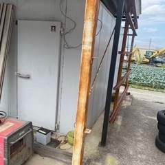プレハブ冷蔵庫、バイク車庫