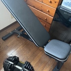 可変式ダンベル40キロ+インクラインベンチ