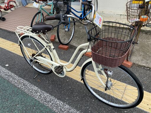 リサイクルショップどりーむ天保山店　No.918　自転車　女性にも乗りやすい26インチ♪ リサイクルショップどりーむ天保山店 No.918 自転車 女性にも乗りやすい26