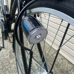 新品/未使用　ママチャリ　オートライト　 26インチ　シマノ製6段変速  ジェットブラック