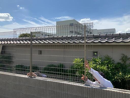 ジャバラゲート（門扉） キャスターなし