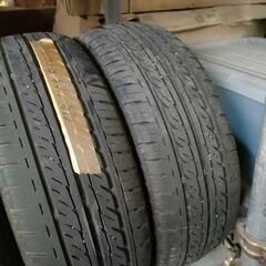 中古タイヤ2本 165/55R14　【別途料金で組換えもOK！】