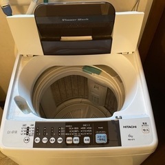 【譲渡先決定】日立　洗濯機(6kg) 2015年製　
