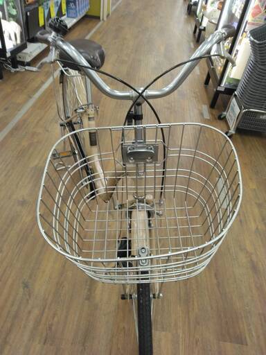 自転車　ベージュ　26インチ