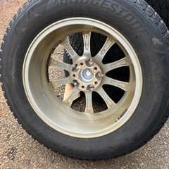 Weds Joker 17インチアルミホイール　ブリヂストンスタッドレスタイヤ4本セット