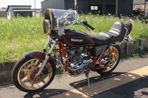 訳あり☆カスタム多数 【GS400　旧車　ウオタニSP2付き】 車検残！令和7年3月まで！ BEET製アルフィンカバー他カスタム多数 ◇綺麗な車体◇ 訳あり☆カスタム多数 【GS400 旧車 ウオタニSP2付き】 車検残！令和7