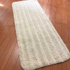 キッチンマット　120×45cm オフホワイト