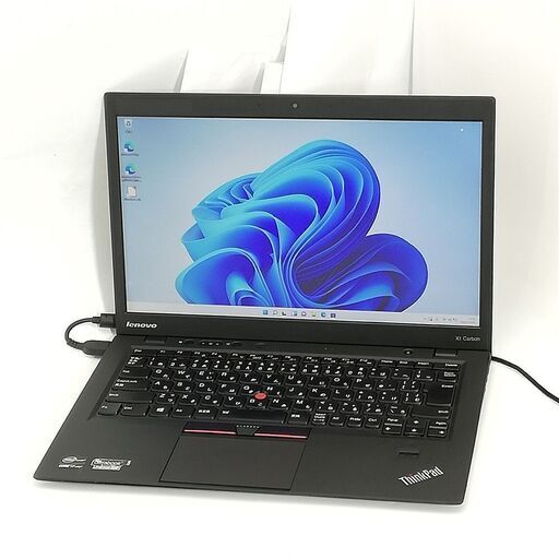 送料無料 高速SSD 14インチ ノートパソコン Lenovo X1 Carbon 中古美品 第3世代 i7 8GB 無線 Wi-Fi Bluetooth Webカメラ Windows11 Office