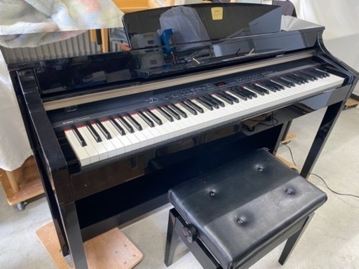 超お薦め品‼️木製鍵盤‼️鍵盤フェルト/タッチ基板/タッチセンサー新品交換済み‼️ハイグレード機種‼️ヤマハ クラビノーバCLP-370PE 2010年