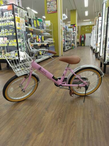 子供用自転車　18インチ　ピンク