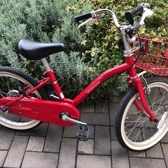 子供用自転車　18インチ　赤