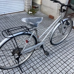 27インチ自転車】変速なし 前タイヤ、チューブ、チェーン、サドル、鍵