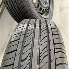 走行浅 フィット 純正 スチール ホイール 165/55R15 165/55-15 NBOX 流用 ケンダ 輸入タイヤ 軽サイズ