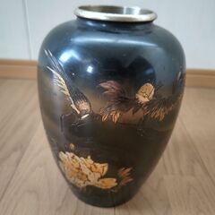 花瓶 銅製