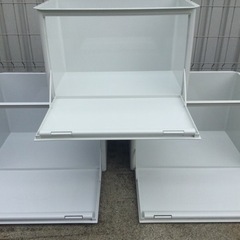 Tupperware マルチオーガナイザー ワイド ドア付きタイプ 3台セット 天