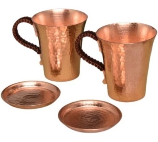 【新品】純銅製 マグカップ ビールグラス ふた付きの手で厚くしたハンマーカップ 銅の水カップ 銅製のコップ純銅マグカップ モスコミュールマグ コーヒーカップ純銅製ティーカップセット純銅マグ レストラン、バーのコールドドリンクカップ (A,350ml)