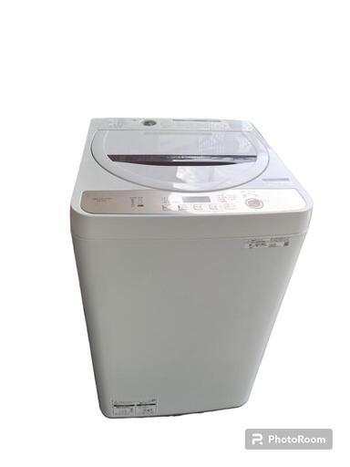 【売ります】シャープ　洗濯機　6kg　ES-GE6E-T　2021年製
