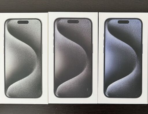 新品未開封】iPhone 15 Pro 128GB 1台（2色からお選び頂けます  