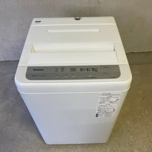 パナソニック洗濯機2020年製6キロタイプ