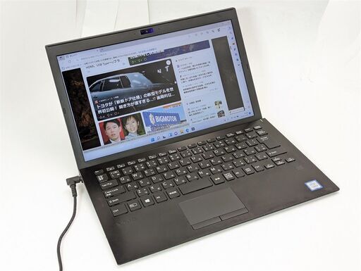 送料無料 ノートパソコン 高速SSD256GB Windows11 13.3型 SONY VJPG11C12N 中古良品 第7世代 Core i5 8GB 無線 Bluetooth カメラ Office