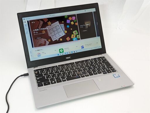 送料無料 Windows11 Office 中古良品ノートパソコン 高速SSD 12.5型 NEC PC-VKT16BZG2 第8世代Core i5 4GB 無線 Bluetooth カメラ 保証付