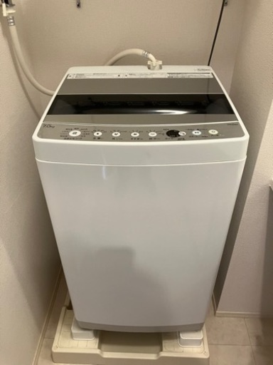 【引取】ハイアール Haier 7.0kg 全自動洗濯機 JW-C70FK 2021年製