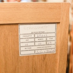 希少　THE CONRAN SHOP コンランショップ　ETHNICRAFT エスニクラフト　収納机　ライティング　デスク　ビューロー　オーク材