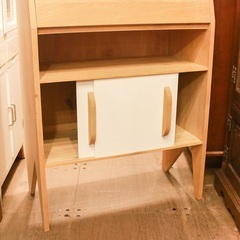 希少　THE CONRAN SHOP コンランショップ　ETHNICRAFT エスニクラフト　収納机　ライティング　デスク　ビューロー　オーク材