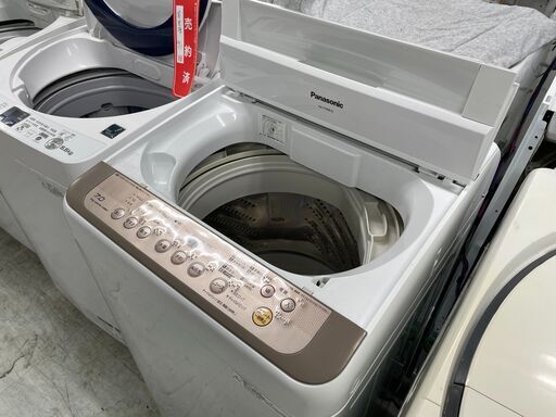 洗濯機の分解クリーニング行っています！配送設置込みパナソニック7.0K洗濯機　2017年製　分解クリーニング済み！！