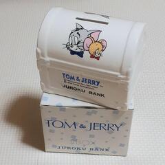 レトロ　十六銀行　トム&ジェリー　貯金箱