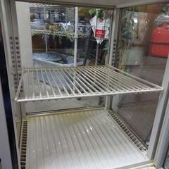 難あり サンデン 冷蔵ショーケース 54L AG-54X-B 年式不明 4面ガラス
