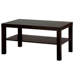 IKEAのローテーブル ブラックブラウン