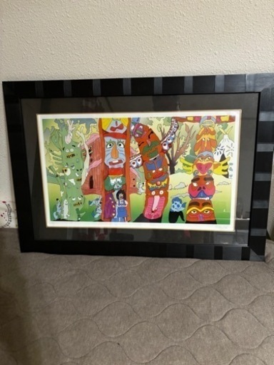 【値下げしました】ブラックライトで光る絵画