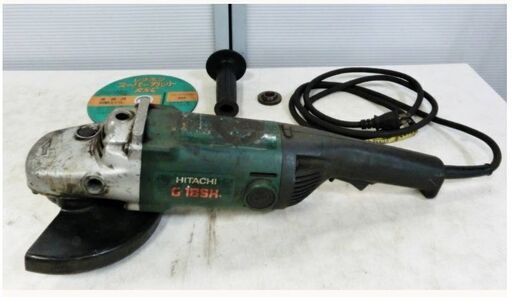 日立工機　G18SH　電気ディスクグラインダー　100V　50/60Hz　動作良好　サイドハンドル3方向　研削作業　切断作業　HITACHI