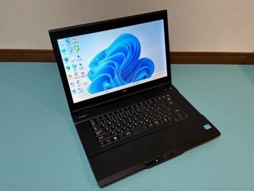 NEC ノートPC! 新品SSD256GB メモリ8GB★VersaPro VK25LX-G Core i3-3120M DVD Win11 Microsoft Office 2019 Home\u0026Business★中古美品★
