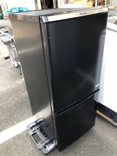 北九州市内配送無料　保証付き　Panasonic (パナソニック) 冷蔵庫 138L 2ドア Joshinオリジナルモデル NR-BW148C-K