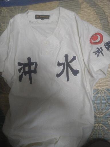 沖縄水産高校　硬式野球部　かつての試合用ユニフォーム(上着)