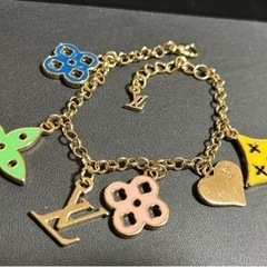 リメイク ボタン チャーム ヴィトン ブレスレット