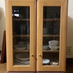 木製　食器棚