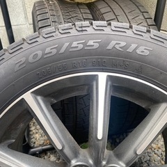 トヨタ86用純正16インチホイール（スタッドレスタイヤ付）